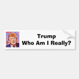 Adesivo Para Carro Trump Quem Sou Eu Realmente Bumper Stick
