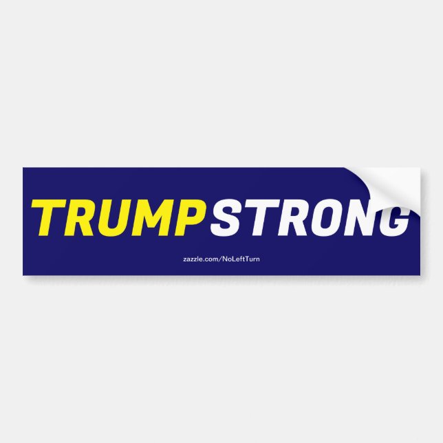 Adesivo Para Carro Trump Strong (Frente)