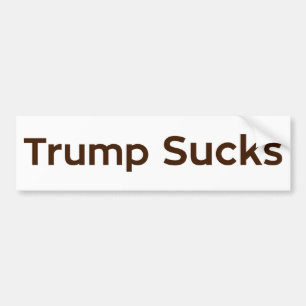 Adesivo Para Carro Trump Sucks