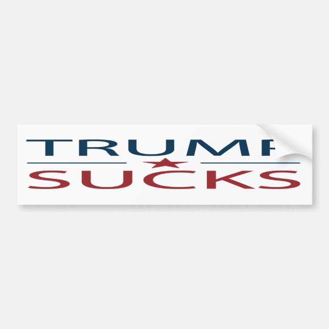 Adesivo Para Carro Trump Sugere Anti Trump (Frente)