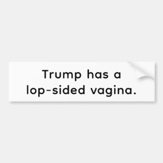 Adesivo Para Carro Trump tem uma vagina torta Hankamer Artjunkhaus