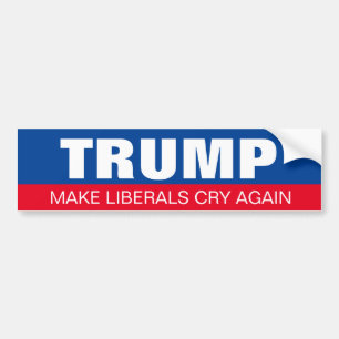 Adesivo Para Carro Trump Tornou Liberal Chorar De Novo Presidente Ele