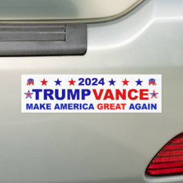 Adesivo Para Carro Trump Vance 2024
