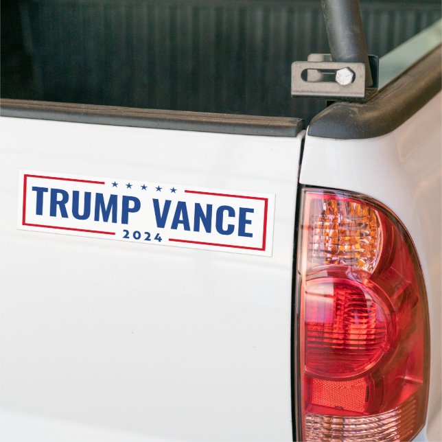 ADESIVO PARA CARRO TRUMP VANCE 2024 (No caminhão)