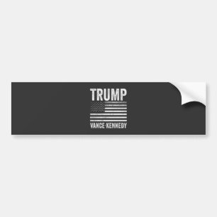 Adesivo Para Carro Trump Vance Kennedy Election 2024 American Flag