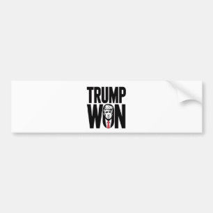 Adesivo Para Carro Trump Won Trump Vance Presidente da República