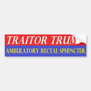 Adesivo Para Carro Trunfo Bumpersticker do traidor