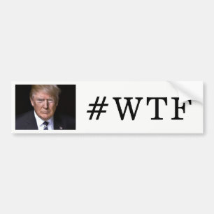 Adesivo Para Carro Trunfo de Anti-Donald do #WTF