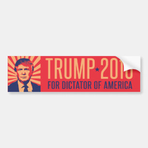 Adesivo Para Carro Trunfo para o ditador de América - .png