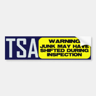 ADESIVO PARA CARRO TSA: A SUCATA PODE TER DESLOCADO