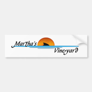 Adesivo Para Carro Tubarão do vinhedo de Marthas
