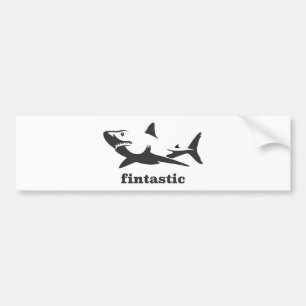 Adesivo Para Carro Tubarão - fintastic