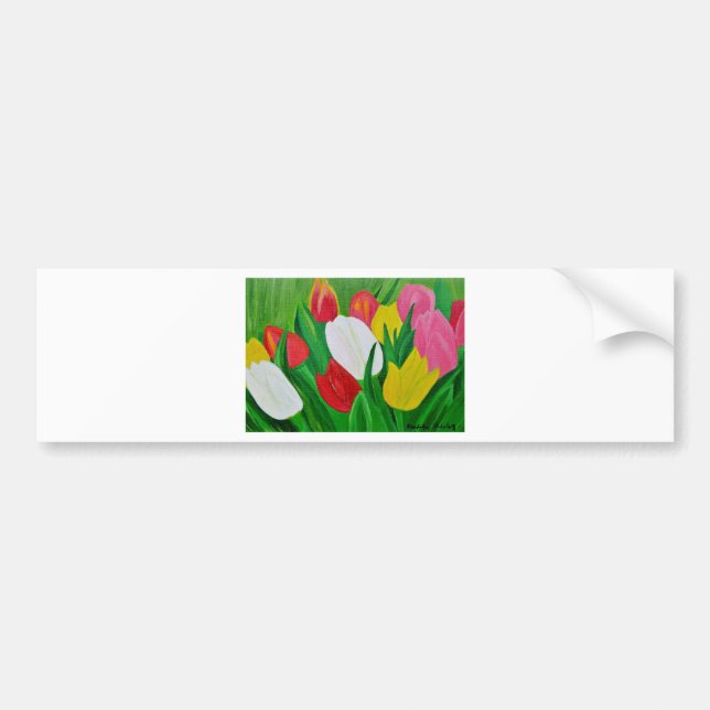 Adesivo Para Carro Tulipas 2a (Frente)