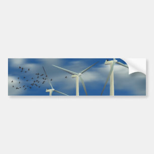 Adesivo Para Carro Turbina eólica verde da energia