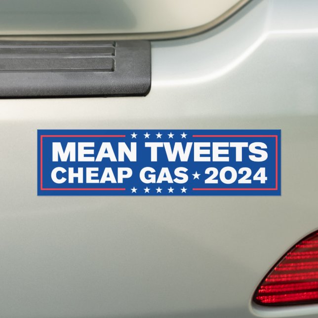 Adesivo Para Carro Tweets Médios de Gás Barato 2024 (No carro)
