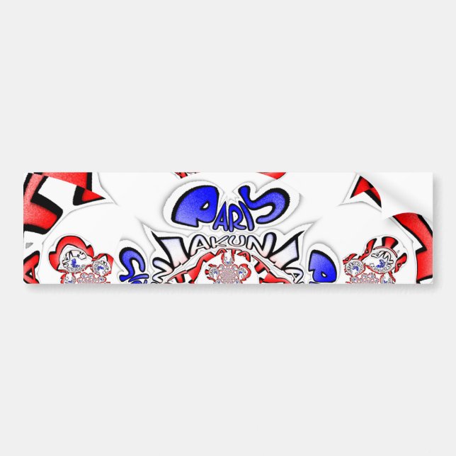 Adesivo Para Carro Twist Francês Hakuna Matata: Mistura Cultural Únic (Frente)