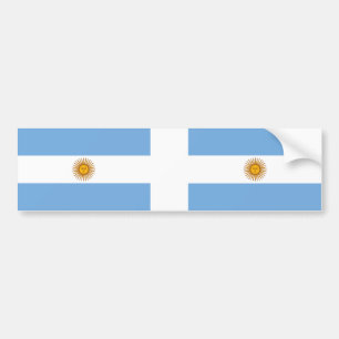 Adesivo Para Carro TWO Argentina National Flag