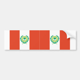 Adesivo Para Carro TWO Raleigh, Bandeira da Carolina do Norte