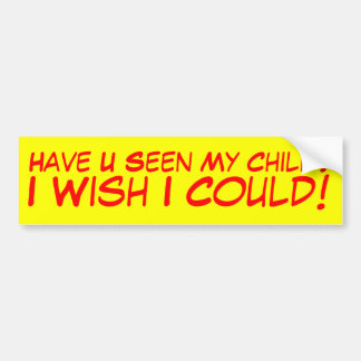 Adesivo Para Carro U considerou minha criança?