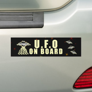Adesivo Para Carro U.F.O On Board