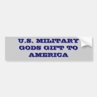 ADESIVO PARA CARRO U.S. PRESENTE DE MILITARYGODS A AMÉRICA