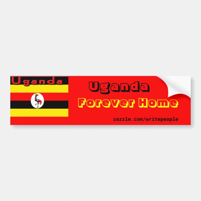 Adesivo Para Carro Uganda (Frente)