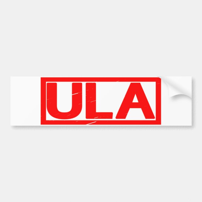 Adesivo Para Carro Ula Stamp (Frente)