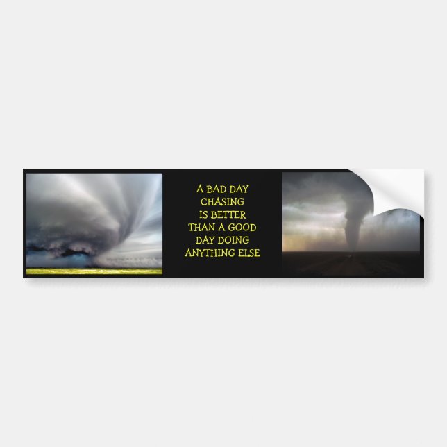 Adesivo Para Carro Um dia mau que persegue… (Frente)