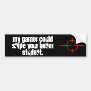 Adesivo Para Carro Um gamer da minha criança