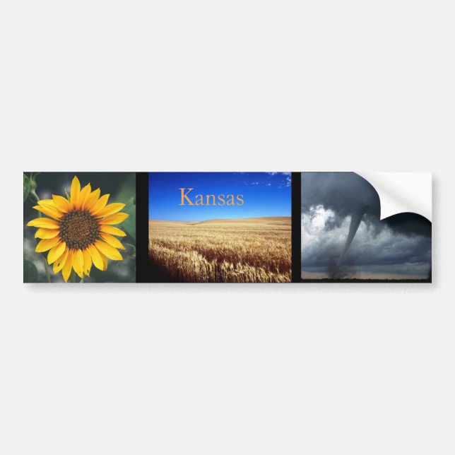 Adesivo Para Carro Um gosto de Kansas (Frente)
