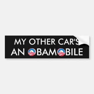 Adesivo Para Carro Um Obamobile do meu outro carro
