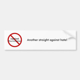 Adesivo Para Carro Um outro hetero contra o ódio