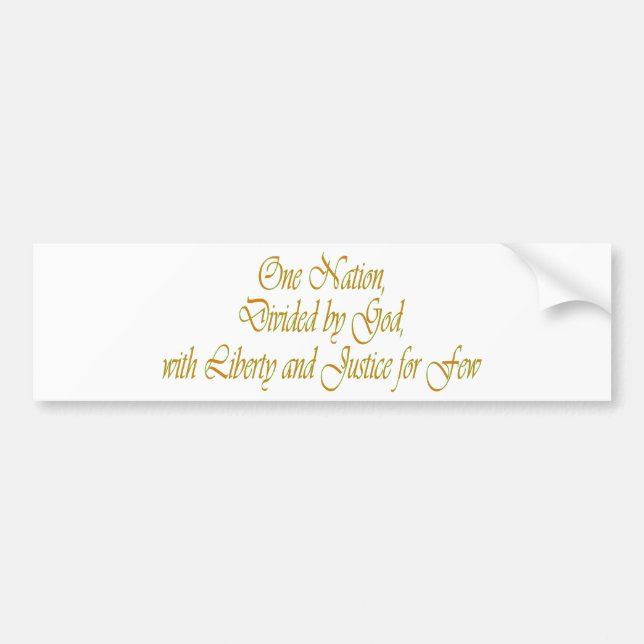 Adesivo Para Carro Uma nação... (Frente)