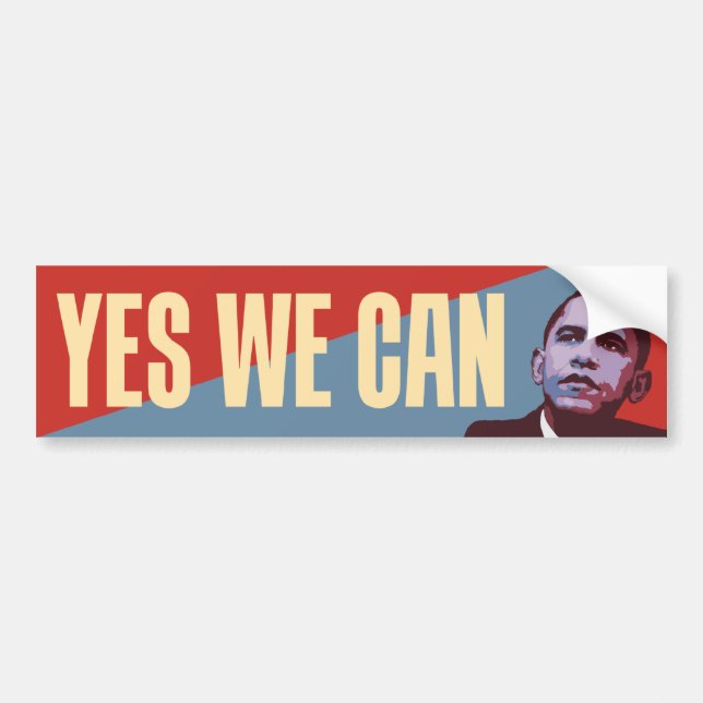 Adesivo Para Carro Uma Nova Maioria - Obama Político Bumper Sticker (Frente)