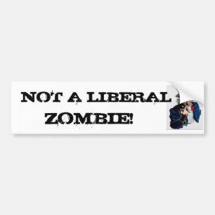 ADESIVO PARA CARRO UNCLESAM1, NÃO UM LIBERAL , ZOMBI!