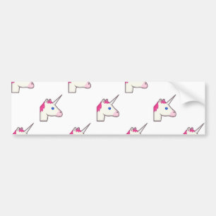 Adesivo Para Carro unicorn emoji