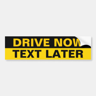 Adesivo Para Carro Unidade agora texto mais tarde