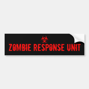 ADESIVO PARA CARRO UNIDADE DE RESPOSTA DO ZOMBI