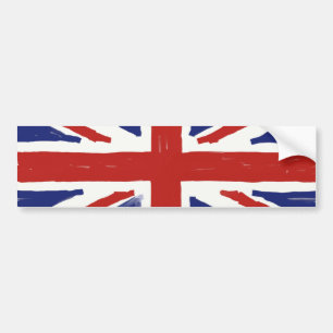 Adesivo Para Carro Union Jack desalinhado