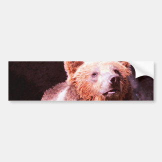Adesivo Para Carro urso pardo
