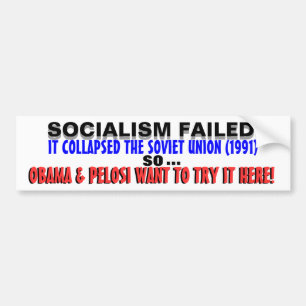 Adesivo Para Carro URSS DESTRUÍDA socialismo assim que Obama