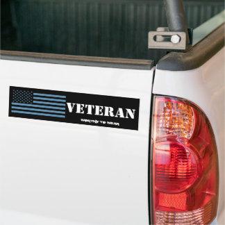 Adesivo Para Carro US Flag AIR FORCE BLUE - Veteran - digno de Visto