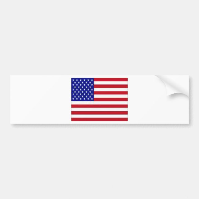 Adesivo Para Carro USA Bumper Sticker (Frente)