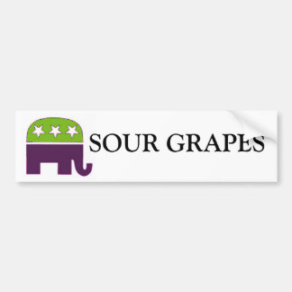 Adesivo Para Carro UVAS republicanas, ÁCIDAS