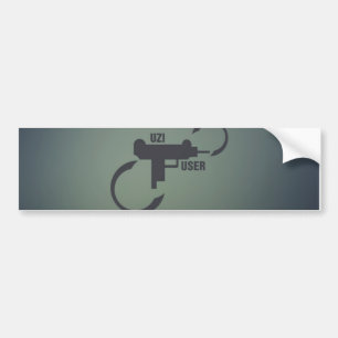 ADESIVO PARA CARRO UZI 9MM.