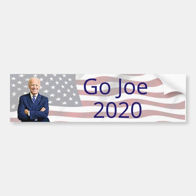 Adesivo Para Carro Vá Joe, Joe Biden para o Presidente 2020 (Frente)