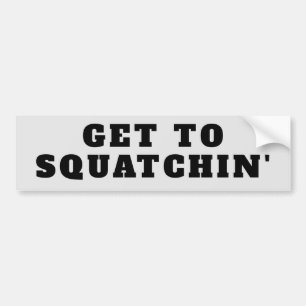 Adesivo Para Carro Vá para o Squatchin Bigfoot Hunting