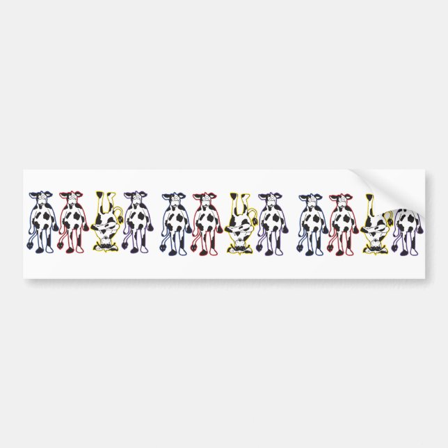 Adesivo Para Carro vacas (Frente)