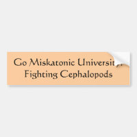 Vai a universidade de Miskatonic! Cefalópode de