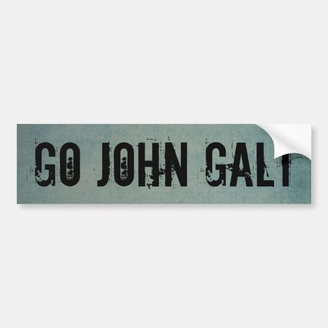 ADESIVO PARA CARRO VAI JOHN GALT (Frente)
